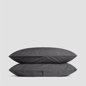 Parachute Percale Pillowcase Set in slate
